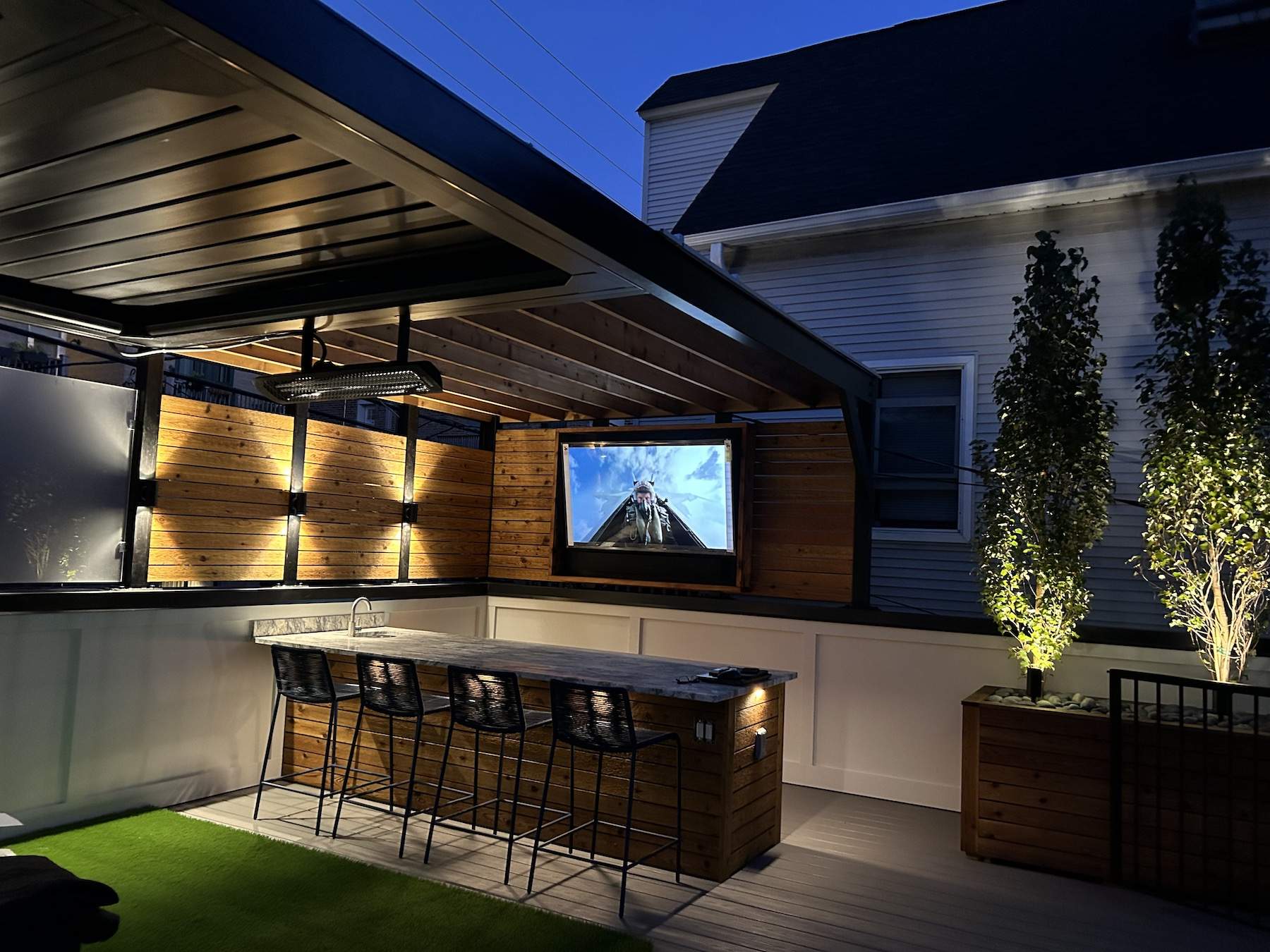 Landscape Lighting Outdoor Audio Visual Lake View Chicago